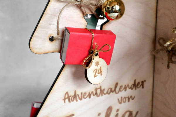 Christbaumkugeln Adventkalender 1-24